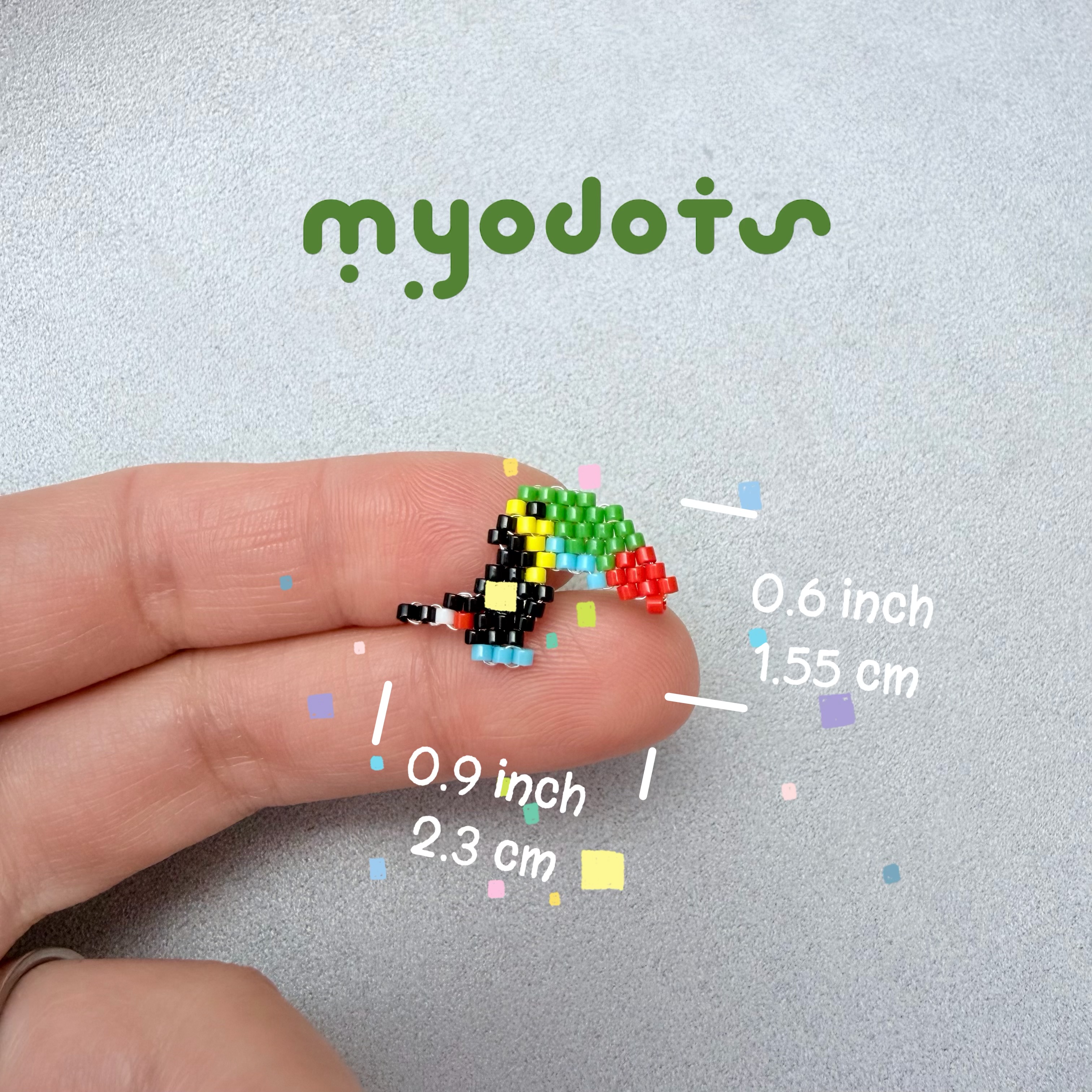 Simple Keel-billed Toucan pattern