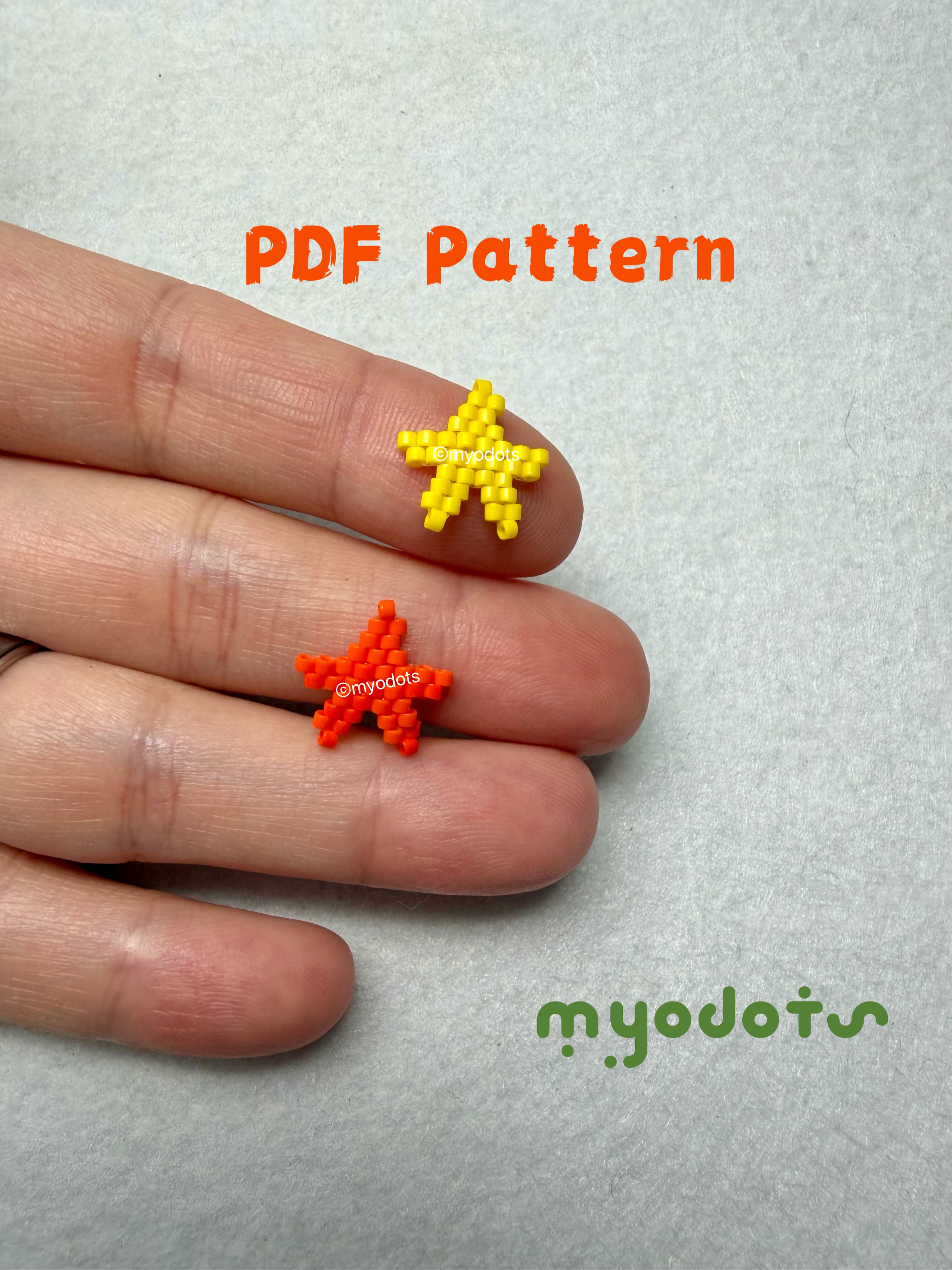 Small Starfish Beading Pattern