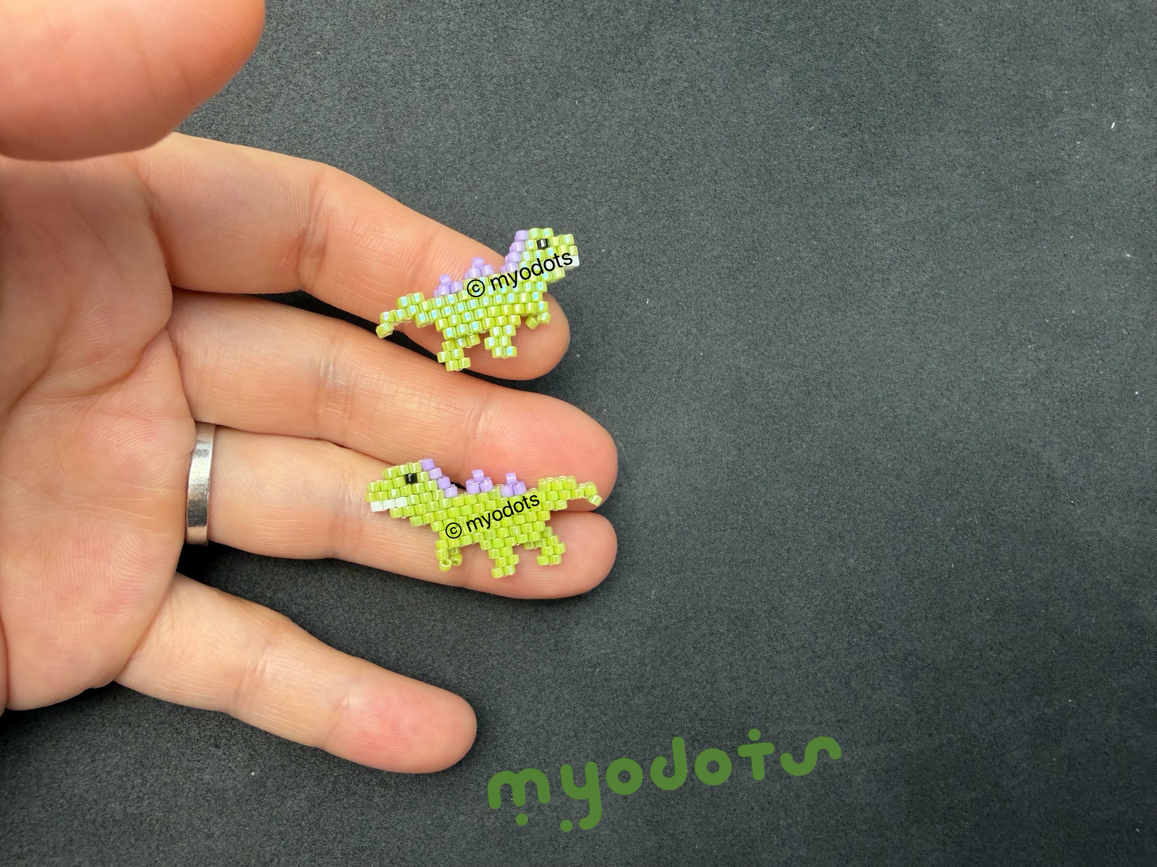 Double-sided Giganotosaurus pattern